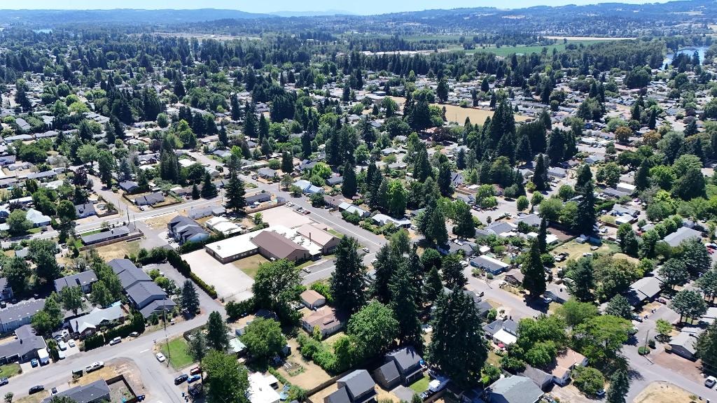 Aerial view of Keizer neighborhood